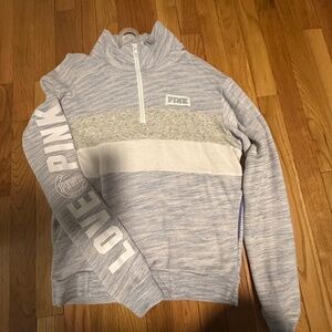 Victoria secret pink half zip